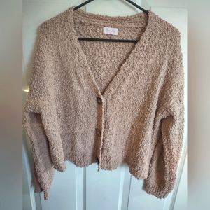Cropped sweater size Large